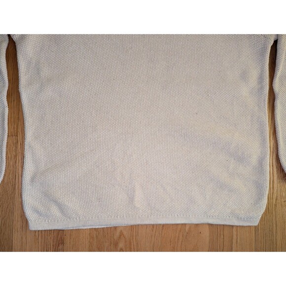 Vintage Structure Mens Medium Ramie Cotton Textured Knit sweater Hong Kong - Picture 3 of 8